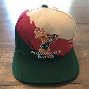 Milwaukee bucks Mitchell and Ness Snapback Hat